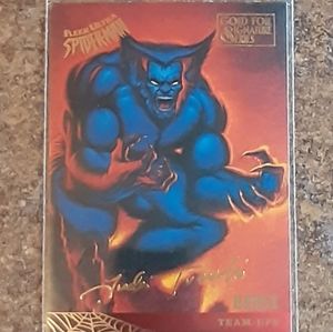 Fleer Ultra Spider-Man Gold Foil Signature Series